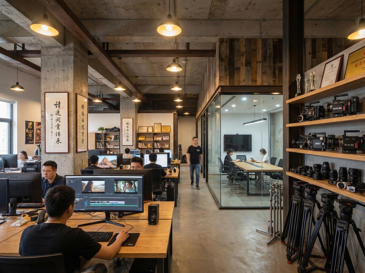 51影视传媒公司办公室